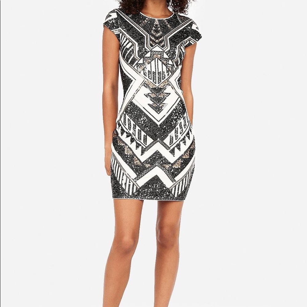 Express Sequin Mini Dress - image 4